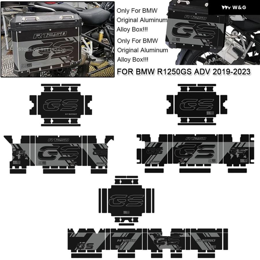 BMW R1250GSアドベンチャー バイクアルミパニアケース ステッカー 並行輸入品】 オートバイ バイク アルミパニアケース 装飾 ステッカー