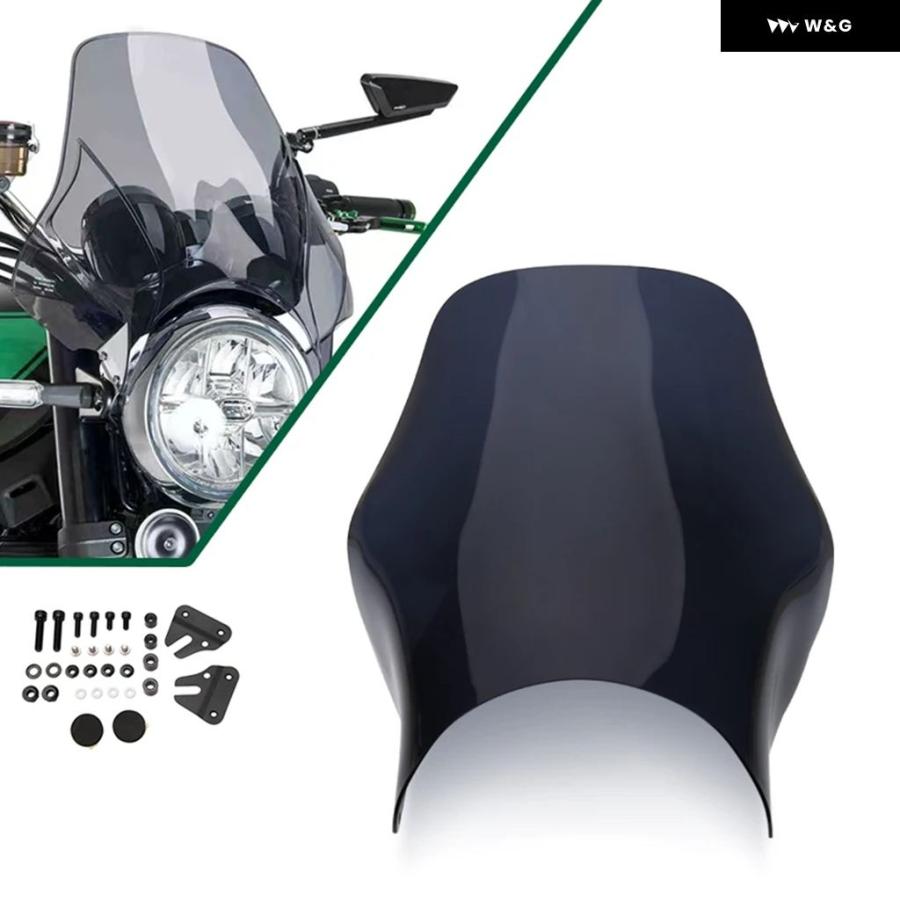 トレリス】バイク用ウインドディフレクター KLE650 KLE 2007 2008 2009