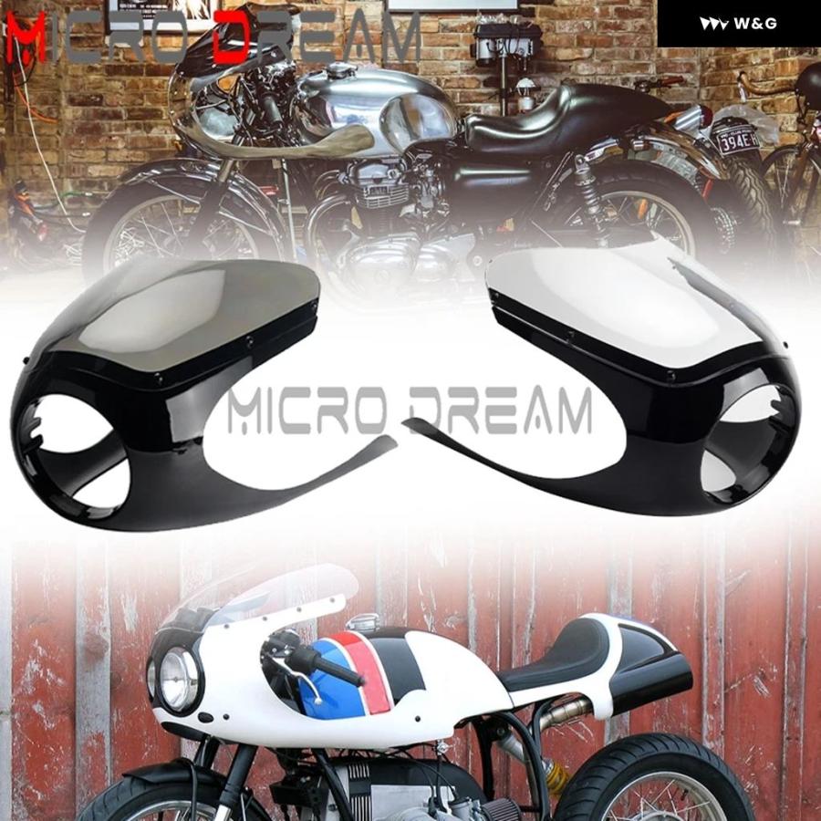 並行輸入品】 ハーフ フェアリング スタイル 6-1/4インチ 風防 ヘッド