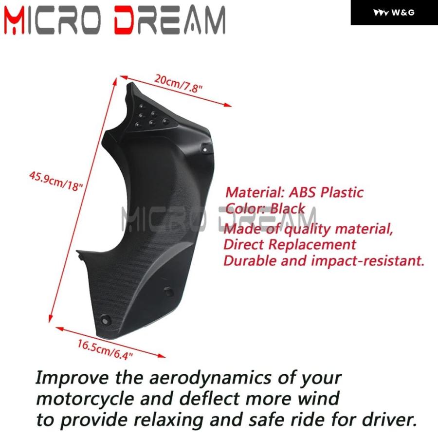 オートバイ バイク フロント フェアリング インフィルエアダクト