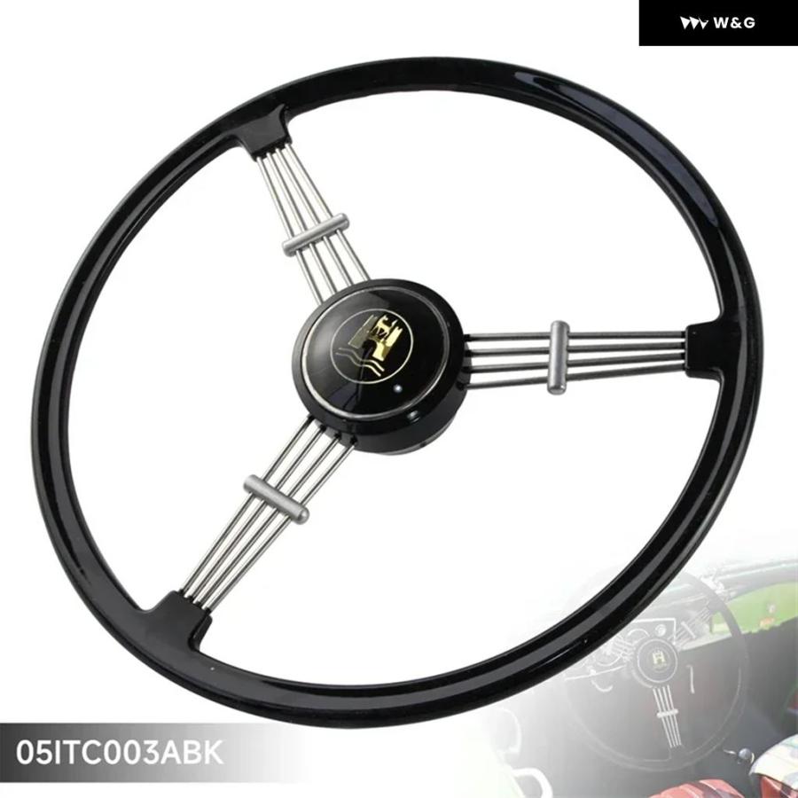 並行輸入品】 400MM ステアリングホイール 15.7インチ ヴィンテージ