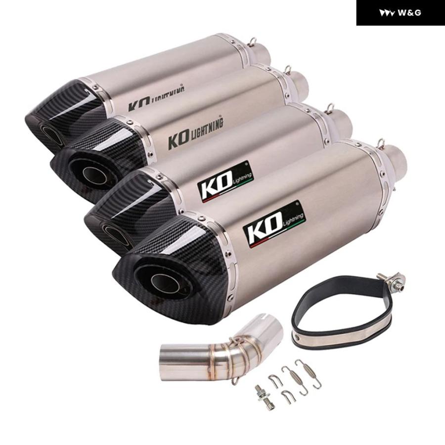 並行輸入品 スズキ 1050 DL1050 2020-2023 オートバイ バイク マフラー ミッド パイプ DBキラー付き ステンレス /アルミ スリップオンの画像
