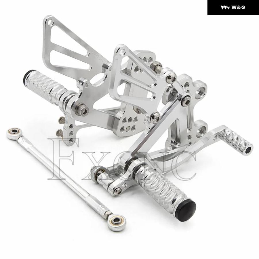 並行輸入品 カワサキ ZX9R ZX9R 1999-2003 オートバイ バイク フットレスト リアセット フットペグ リア アルミ 3D オートバイ バイク フットレスト フットの画像