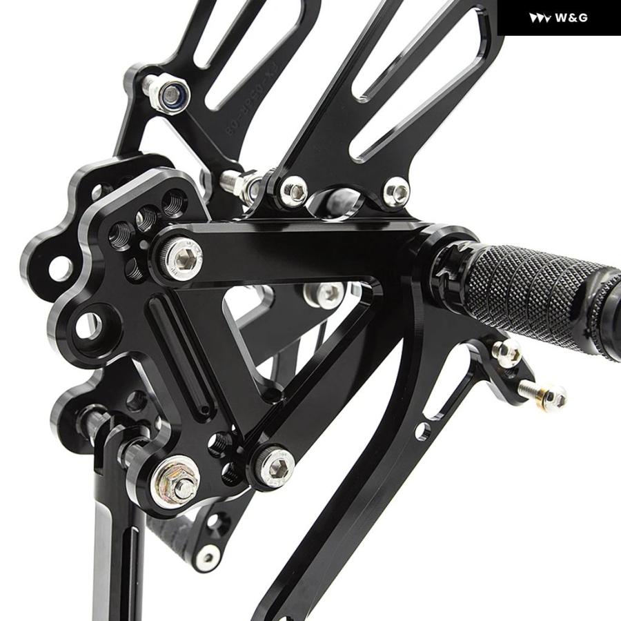 並行輸入品 カワサキ ZX9R 1999-2003 CNC オートバイ バイク 調整 リアセット フットレスト リア フットペグ フットレストの画像