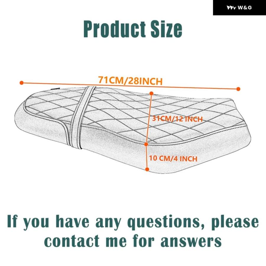 並行輸入品 ワンピースシート クッション トライアンフ スピード 400/スクランブラー400X 2024 2025 フロントドライバー リアパッセンジャーシートカバー
