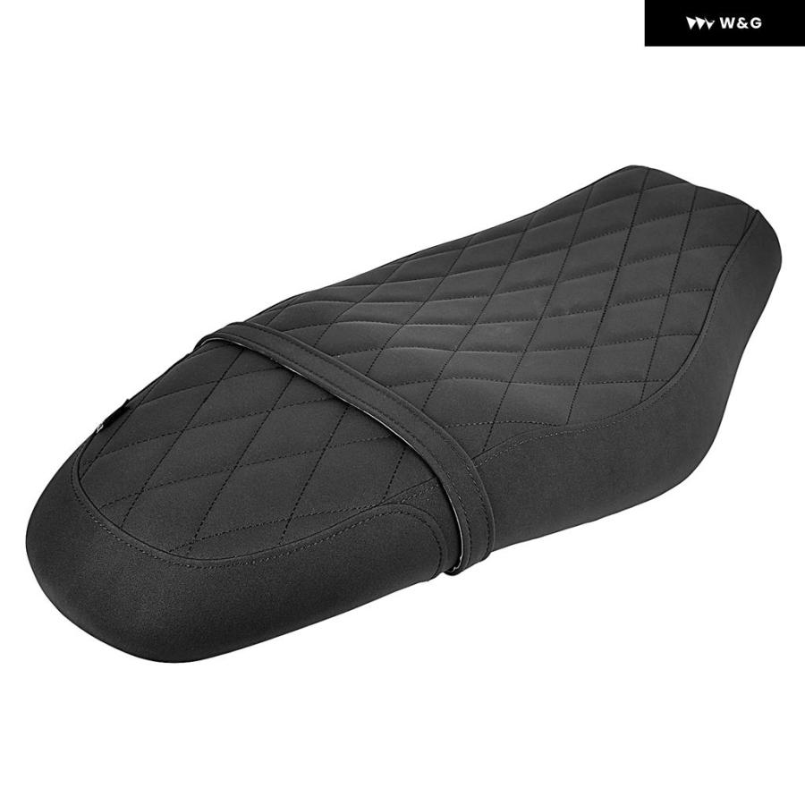 並行輸入品 ワンピースシート クッション トライアンフ スピード 400/スクランブラー400X 2024 2025 フロントドライバー リアパッセンジャーシートカバー