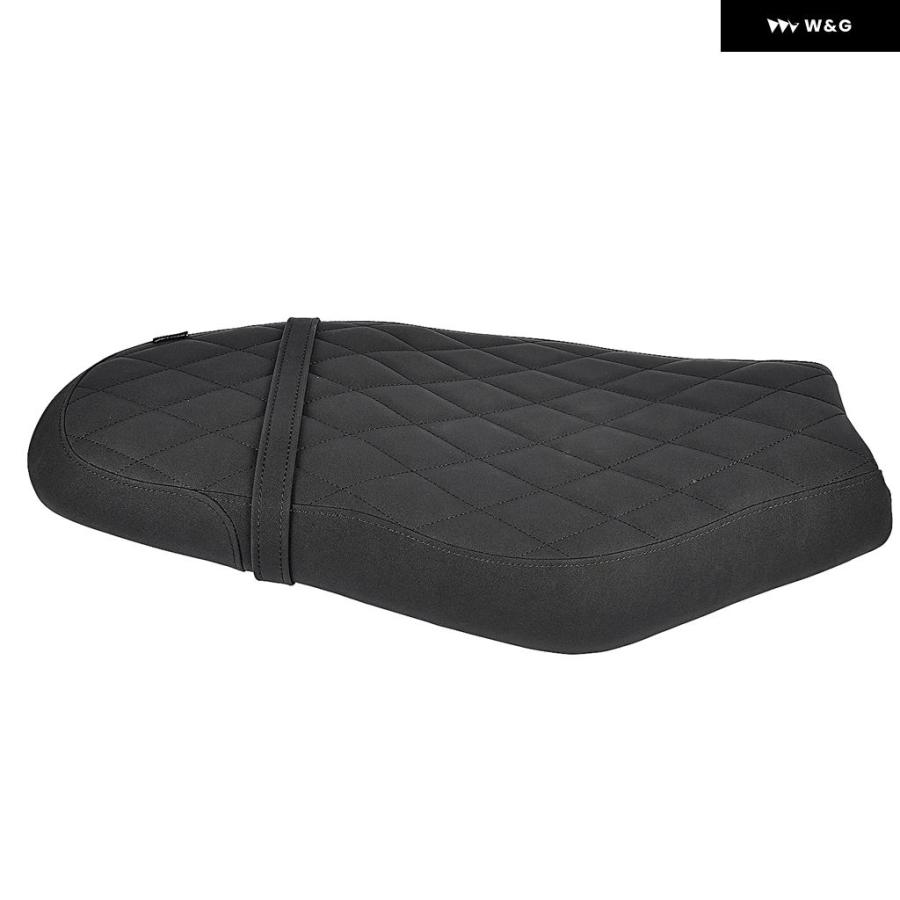 並行輸入品 ワンピースシート クッション トライアンフ スピード 400/スクランブラー400X 2024 2025 フロントドライバー リアパッセンジャーシートカバー