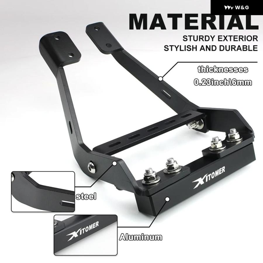 並行輸入品 ヤマハ FZ-07 MT-07 MT07 FZ07 2014-24 オートバイ バイク スクレープバー リアスタントパーツの画像
