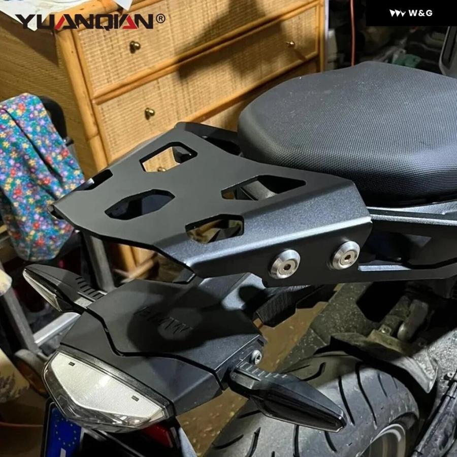 並行輸入品 BMW 2019-2021 オートバイ バイク リアシェルフ ラゲッジラック キャリア トップケース サポート ホルダー ブラケット F900R F900XR 2020の画像