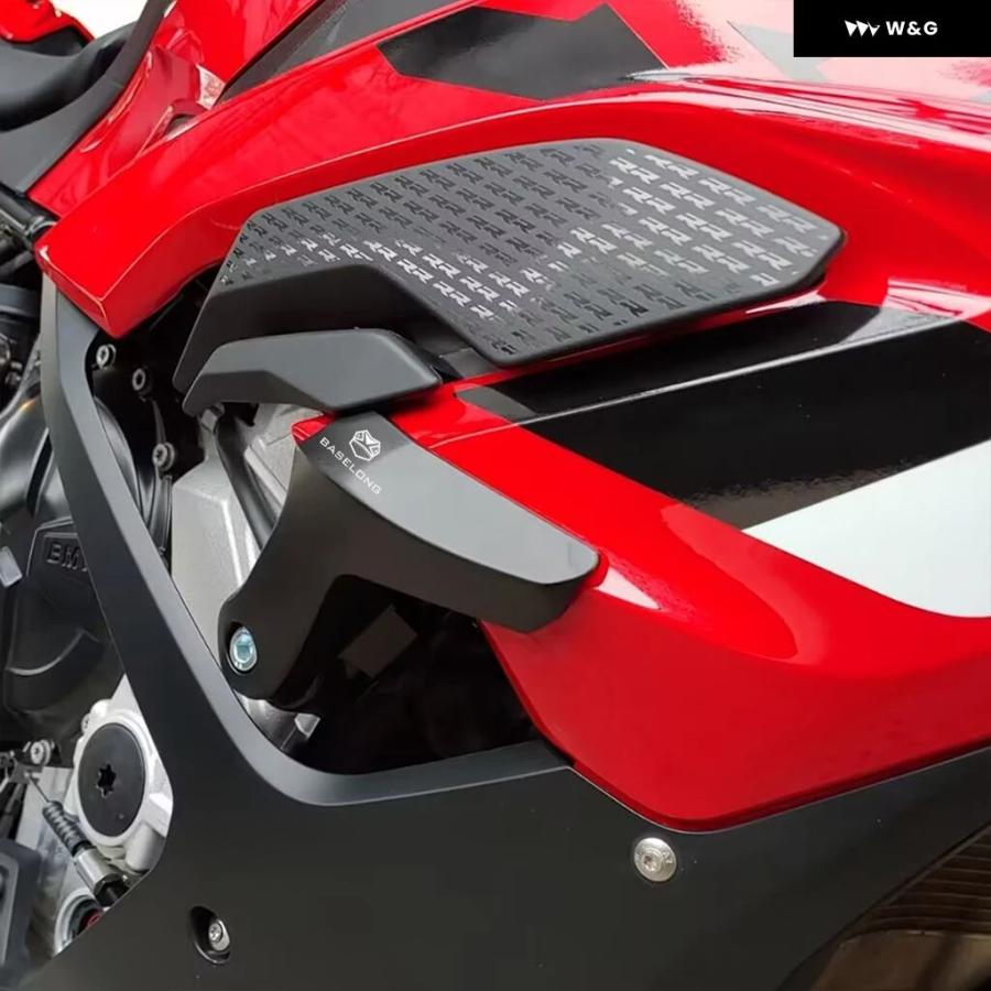 並行輸入品 BMW S1000RR 2023 2024 2025 S1000-RR用新 フレーム クラッシュ オートバイ バイク CNCアルミ フレーム スライダーの画像