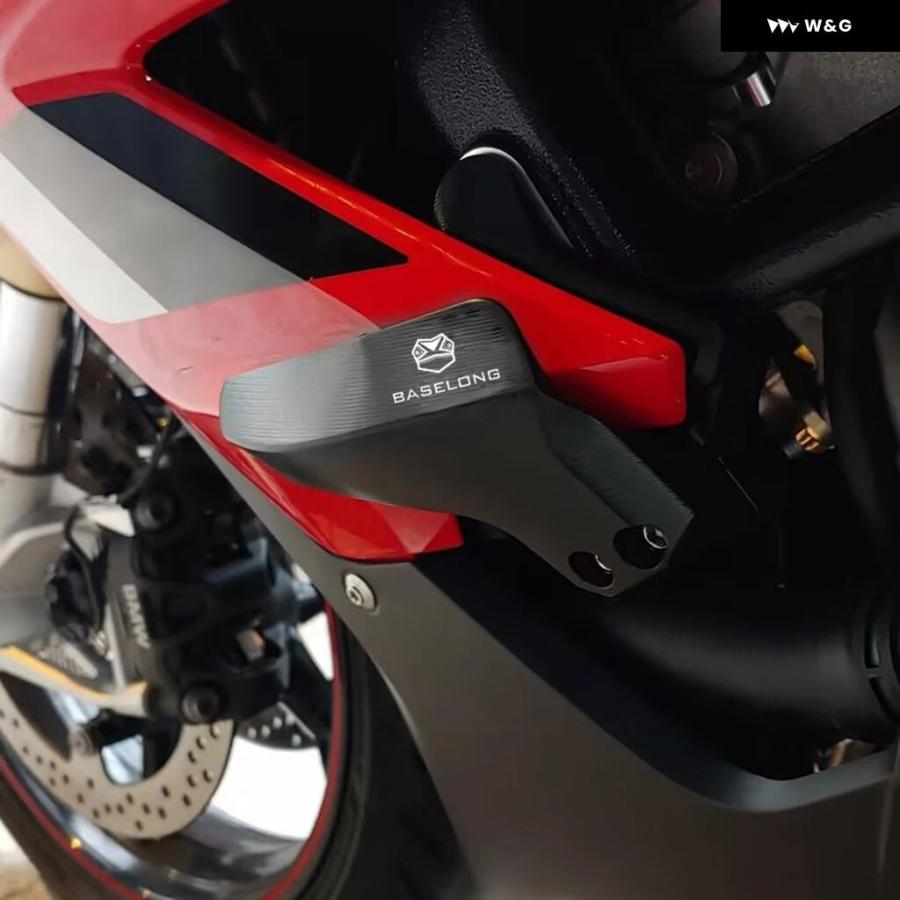 並行輸入品 BMW S1000RR 2023 2024 2025 S1000-RR用新 フレーム クラッシュ オートバイ バイク CNCアルミ フレーム スライダーの画像