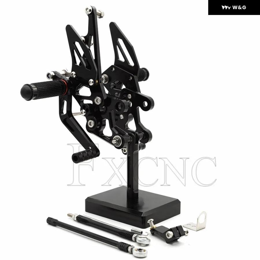 並行輸入品 ヤマハ FZ8 2010-2013 オートバイ バイク リアセット フットレスト フットペグ リアセット アルミ製 フットレスト フットペグ FZ8 2012 用_5