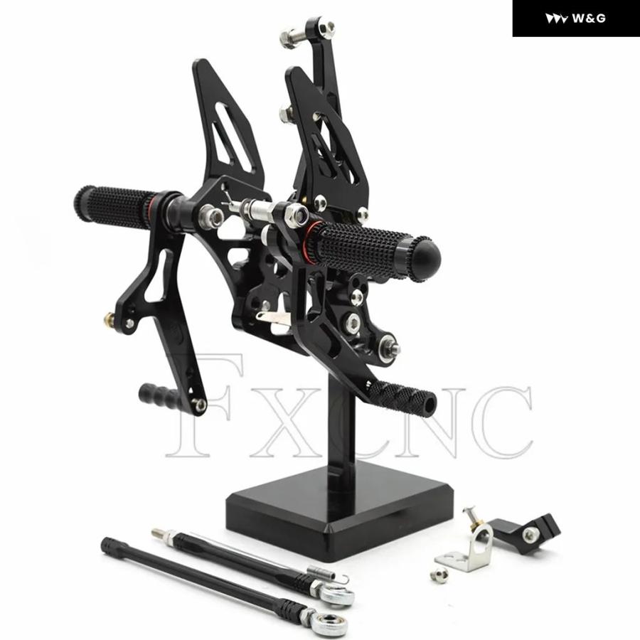 並行輸入品 ヤマハ FZ8 2010-2013 オートバイ バイク リアセット フットレスト フットペグ リアセット アルミ製 フットレスト フットペグ FZ8 2012 用_6