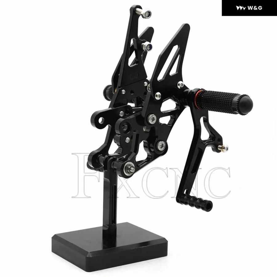 並行輸入品 ヤマハ FZ8 2010-2013 オートバイ バイク リアセット フットレスト フットペグ リアセット アルミ製 フットレスト フットペグ FZ8 2012 用_8
