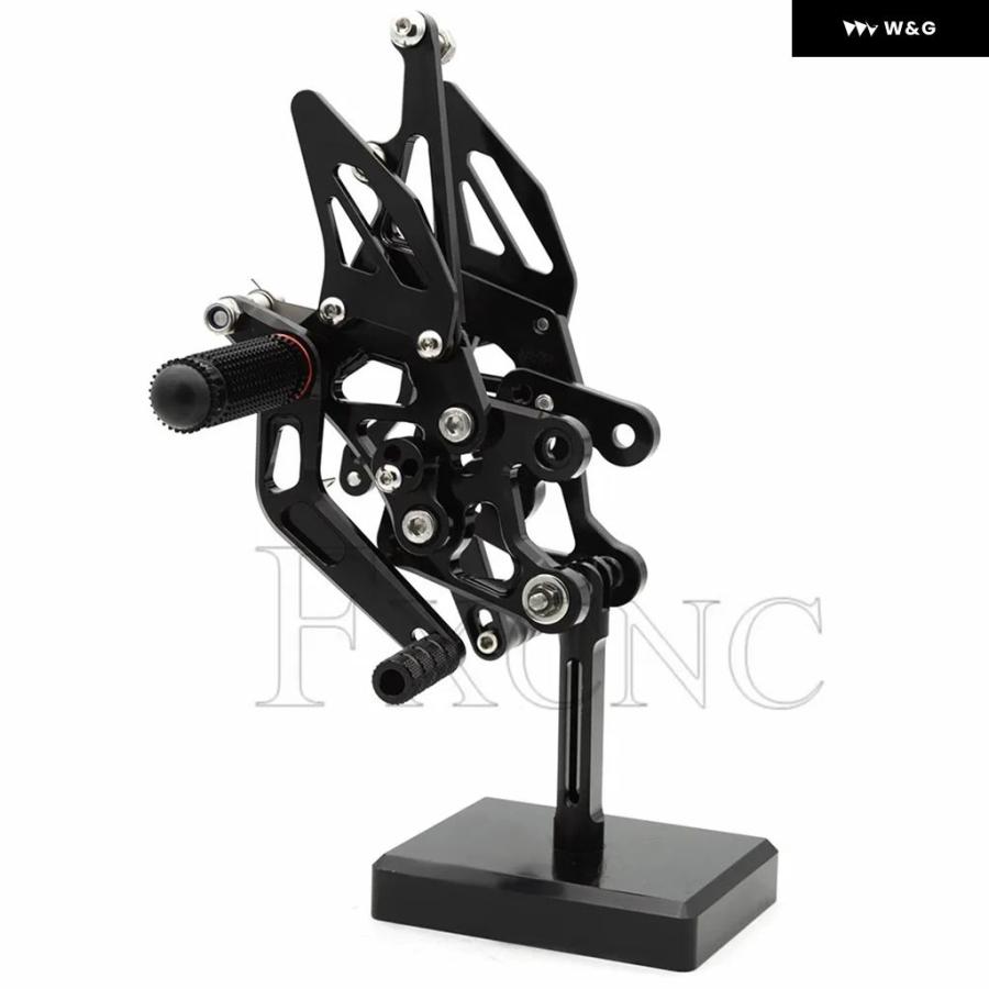並行輸入品 ヤマハ FZ8 2010-2013 オートバイ バイク リアセット フットレスト フットペグ リアセット アルミ製 フットレスト フットペグ FZ8 2012 用_9