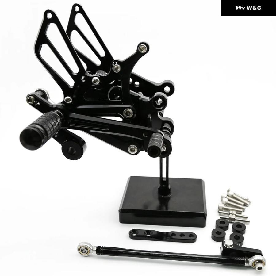 並行輸入品 オートバイ バイク リアセット フットペグ フットレスト フットペグ アプリリア RS250 RS 250 1996-02用の画像