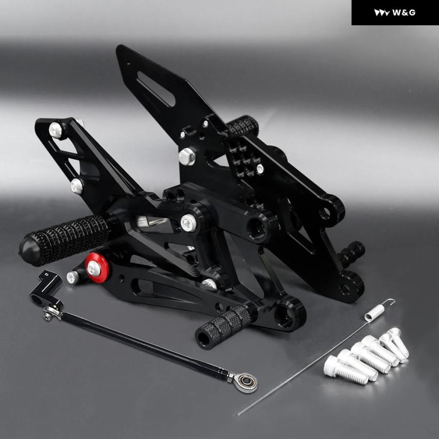 並行輸入品 ヤマハ YZF R25 R3 2022-2024 オートバイ バイク リアセット フットレスト フットペグ フットレスト ペグ リアペダルの画像