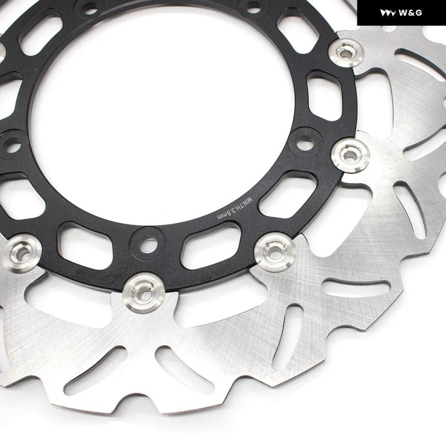 並行輸入品 300MM 220MM オートバイ バイク フロントリア ブレーキディスク ローター ヤマハ YZF-R15 5 YZFR15 2015-21用の画像