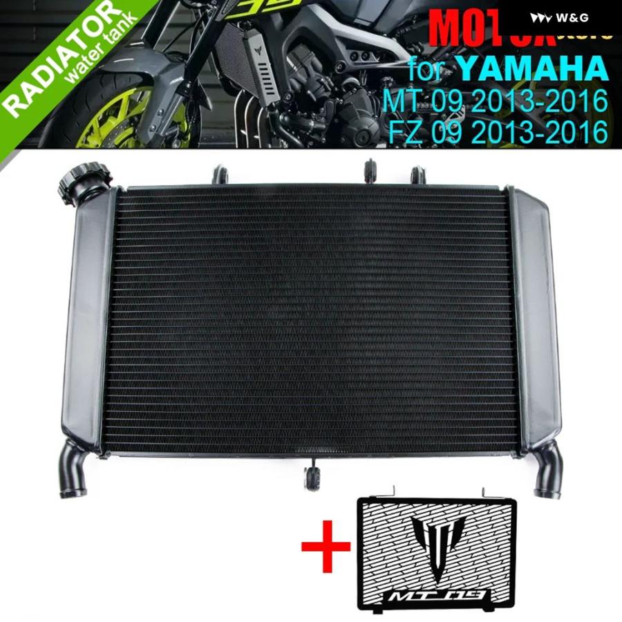 並行輸入品 ヤマハ MT09 SP MT-09 2017-2020 ラジエーター 冷却クーラーアクセサリー TRACER 900 GT TRACER900 2018 2019 に適合 オートバイ バイク アルミの画像