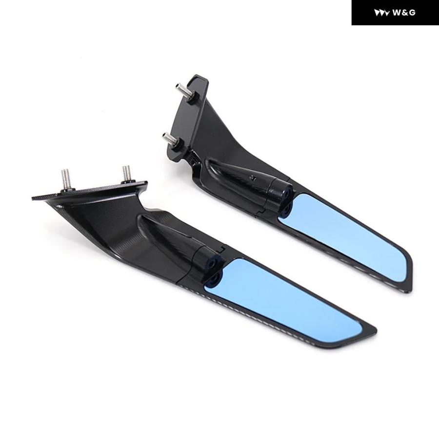 並行輸入品 オートバイ バイク ミラー カスタム 風向調整可能回転バックミラー スズキ GSX-R 1000R GSX-R 1000 GSXR 1000 2017-2021用の画像