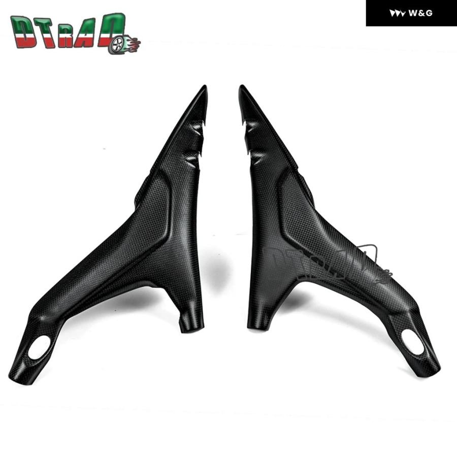 並行輸入品 ドゥカティ PANIGALE V4 V4S V4R SP2 2018-2023用 カーボン フレーム カバー シートサイド パネル オートバイ バイク アクセサリー カスタム パの画像