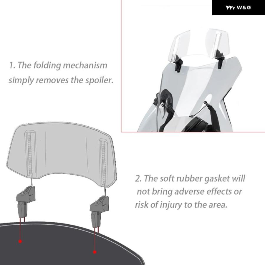 BMWモトラッド純正　ウィンドシールド・ホルダー・スポイラーのセット BMWモトラッド純正 ウィンドシールド・ホルダー・スポイラーのセット