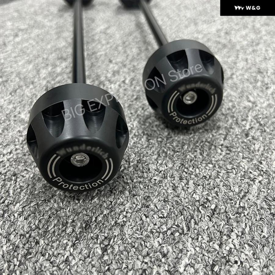 ブランド登録なし - 並行輸入品 BMW S1000RR 2018-21 自動二輪車 自動二輪車 銀輪 プロテクター フロントリアアクスル 民族音楽 ア