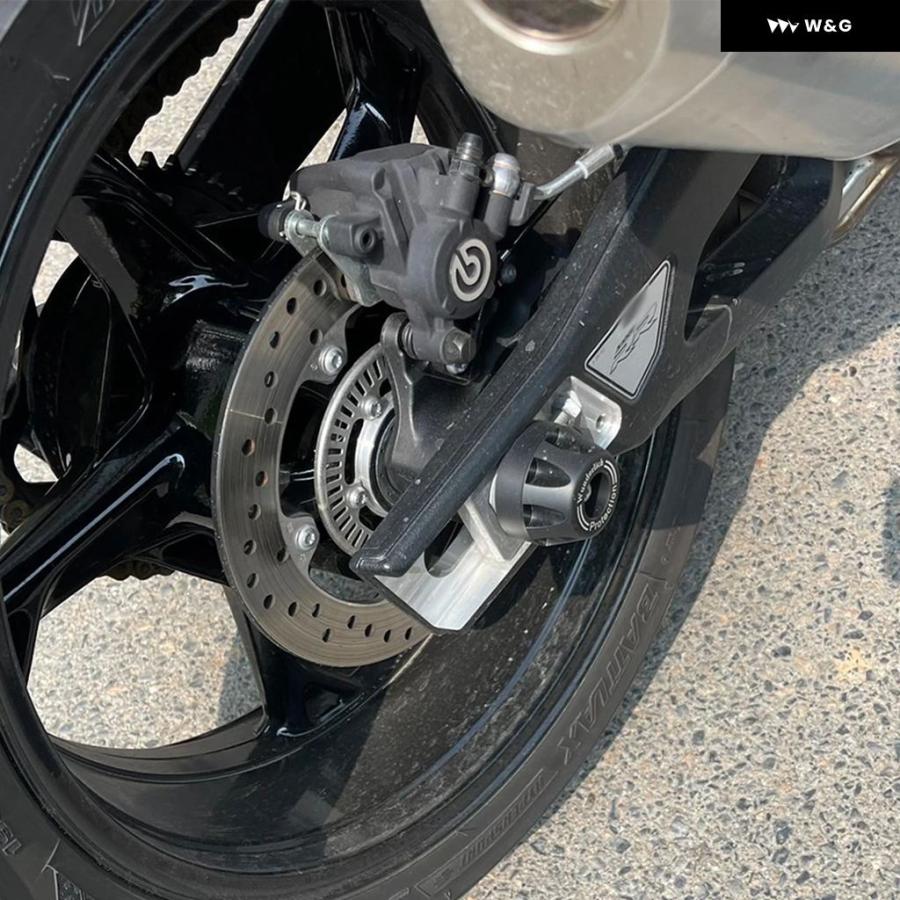 ブランド登録なし - 並行輸入品 BMW S1000RR 2018-21 自動二輪車 自動二輪車 銀輪 プロテクター フロントリアアクスル 民族音楽 ア