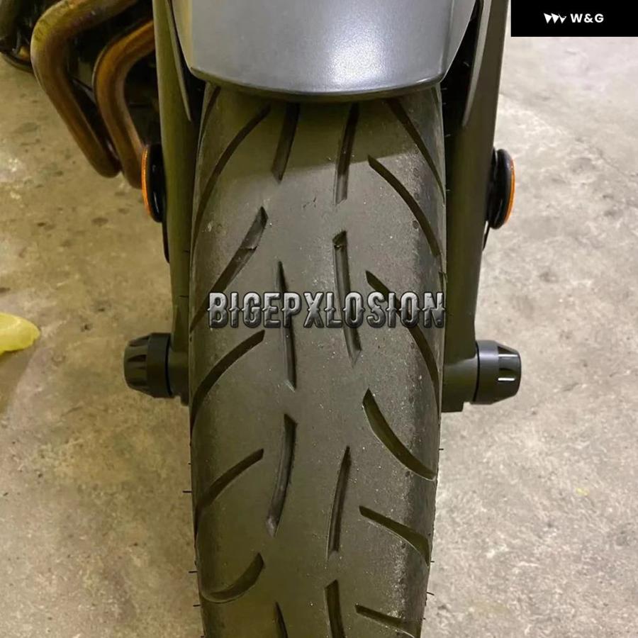 ブランド登録なし - 並行輸入品 リアフロントアクスル 民族音楽 衝突 スライダー ヤマハ MT-07 FZ-07 2014-2023 MT-09