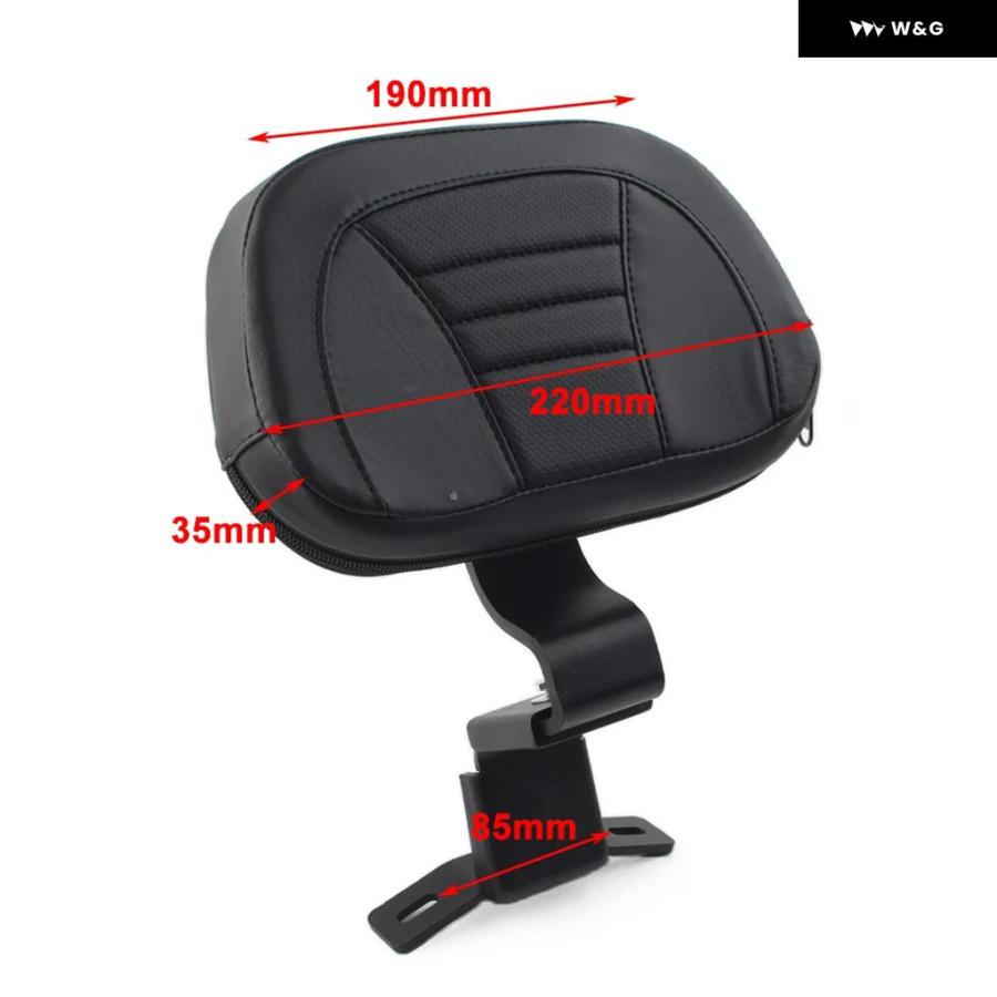 並行輸入品 オートバイ バイク フロントドライバー ライダーバックレスト パッド ハーレー ダビッドソン ツーリング CVO ロー