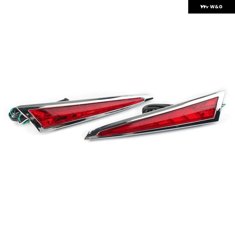 並行輸入品 オートバイ バイク セイバートゥース リア サドルバッグ サイド LED ブレーキライト VICTORY CROSS_2
