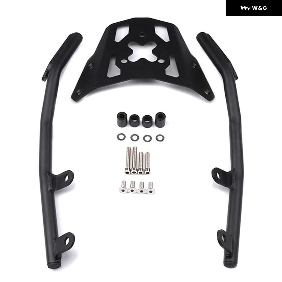 並行輸入品 オートバイ バイク リアラゲッジラックシェルフ キャリア サポート カワサキ Z650 2017 2018 2019_1