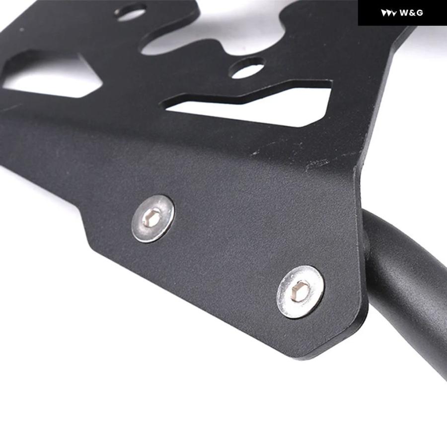 並行輸入品 オートバイ バイク リアラゲッジラックシェルフ キャリア サポート カワサキ Z650 2017 2018 2019_4
