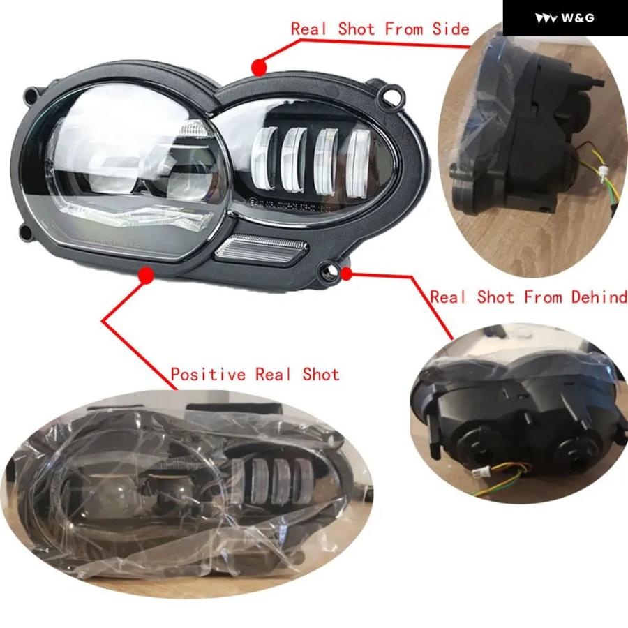 並行輸入品 オートバイ バイク LED ヘッドライト BMW R1200GS 2005 - 2012 LED ヘッドライト R12_5