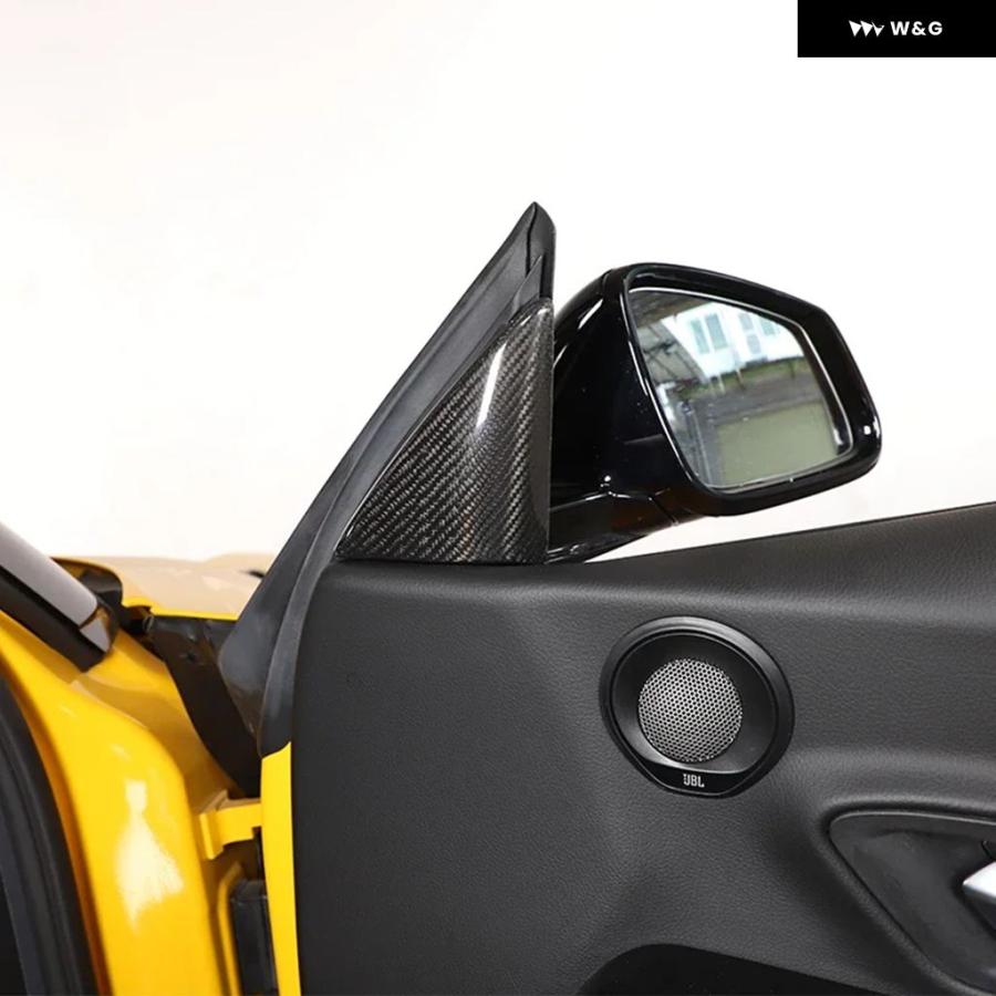 並行輸入品 ドアAピラー ホーンカバー トリム デコレーション トヨタ GRスープラMK5 A90 2019-2022 オーディオ | ブランド登録なし | 05