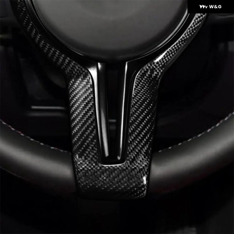 並行輸入品】 カーボン ステアリングホイール トリム BMW M3 F80 M4