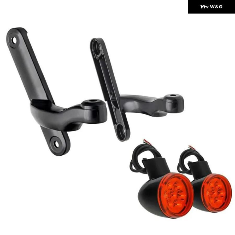 並行輸入品 4.5インチ 4 1/2インチ 補助ライト スポット フォグランプ ウィンカー ブラケット エレクトラ ストリートグラ