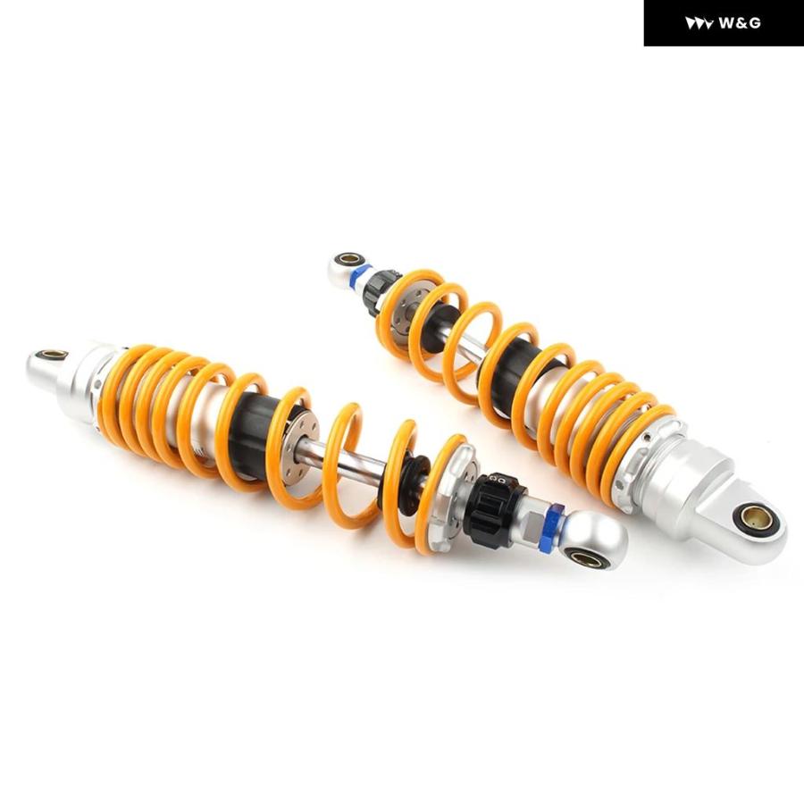 並行輸入品 1ペア 305MM ゴールド オートバイ バイク リアショック アブソーバーセット 汎用 KH100 KH125 RS