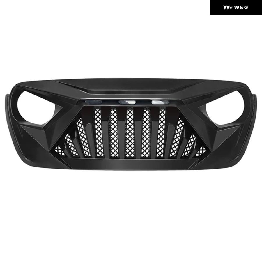 並行輸入品 4X4 カスタム フロント レーシング グリル ジープ ラングラー JL グラディエーター JT 2018-2022 | ブランド登録なし | 04