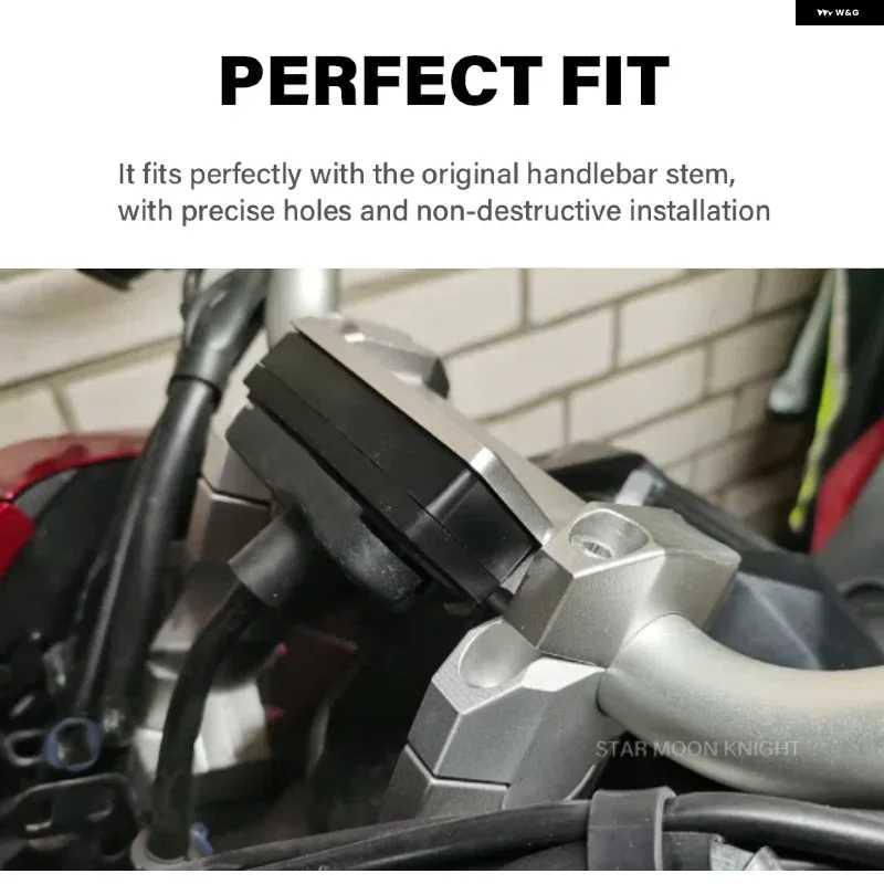 並行輸入品オートバイ バイク ハンドルバー ライザードラッグ ハンドルバー クランプ 延長 ホンダ X-ADV ADV150 ADV160 ADV350 ADV 150 160 350 2017-の画像