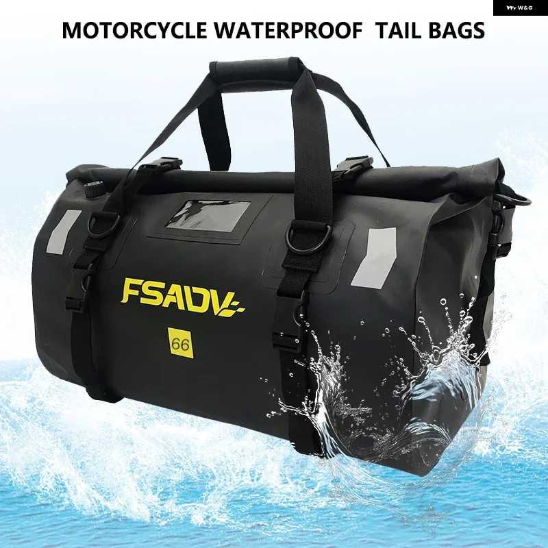 並行輸入品オートバイ バイク キャリア テールバッグ リア用バッグ 40L 60L ツーリング用バッグ オートバイ バイク 防水 スポーツリア用バッグパック BMの画像