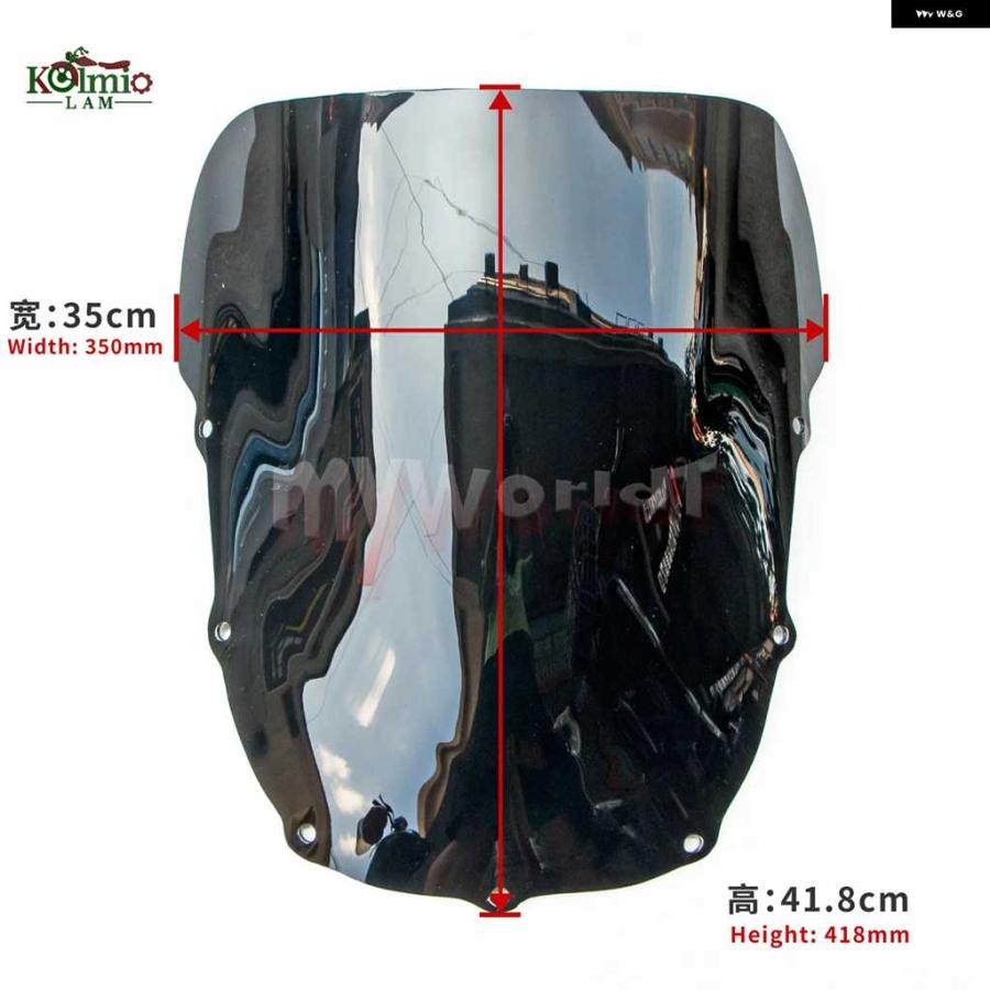 並行輸入品オートバイ バイク ウィンドシールド 1990 - 1992 カワサキ ZZR1100 C ZZR1100C ZX11 ZX-11の画像