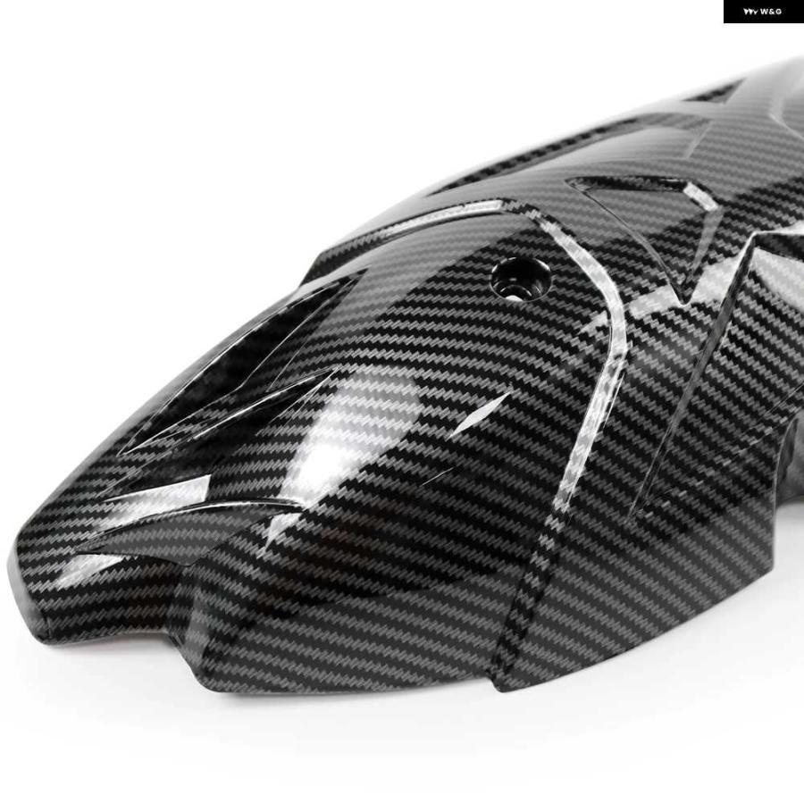 並行輸入品マフラーカバー ヤマハ XMAX 125 XMAX 125 TECH MAX 2021-2025 2023 オートバイ バイク カーボン マフラー ヒートシールド カバー