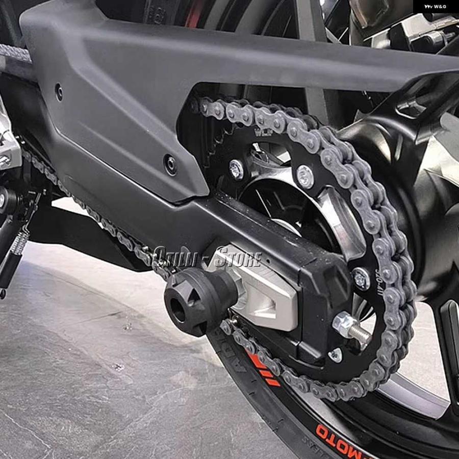 並行輸入品450SR ホイール フォーク スライダー CFMOTO 450NK 450 SR 2022-2025 アクセサリー フロント リアホイール アクスル フォーク クラッシュ スの画像