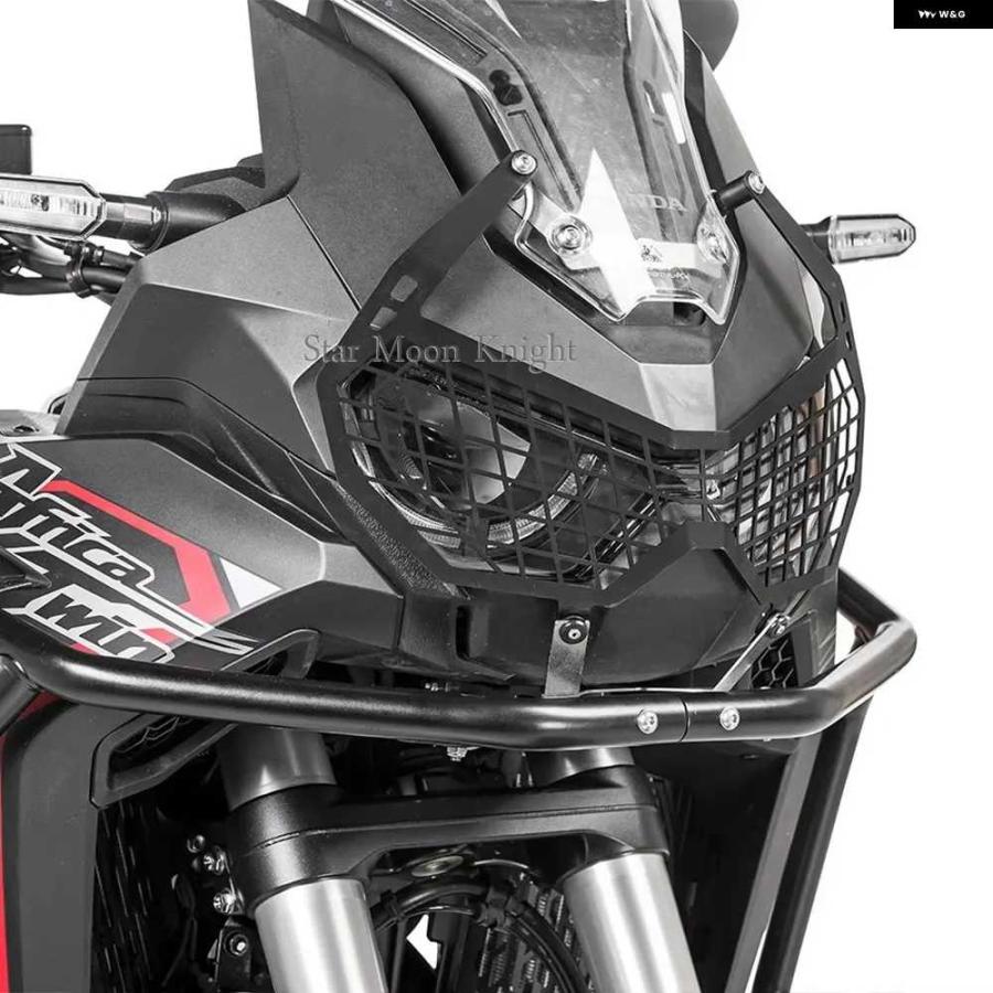並行輸入品オートバイ バイク ヘッドライト プロテクター グリル ガード カバー ホンダ アフリカツイン CRF1100L 1 2020 - 2023の画像