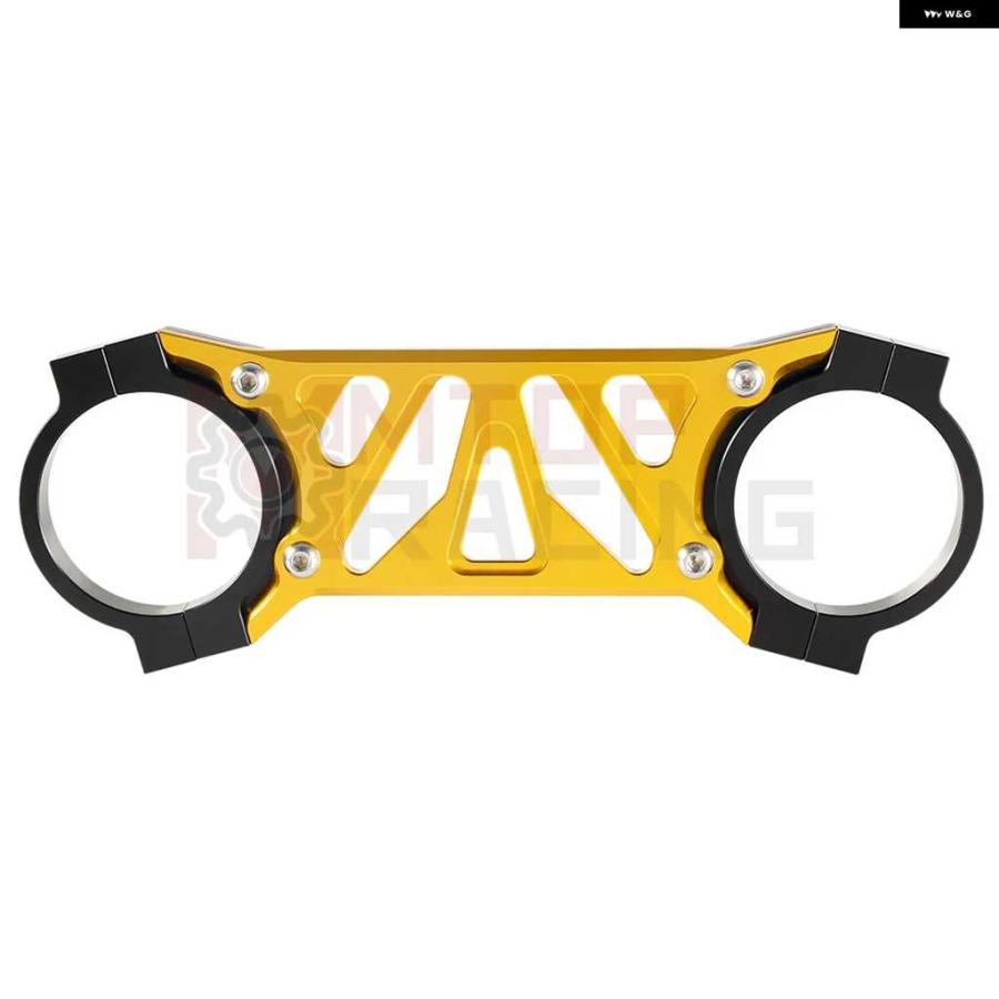 並行輸入品フロント フォーク スタビライザー フォーク ブレース カワサキ EN650バルカンS 2015-19シルバーゴールド_3