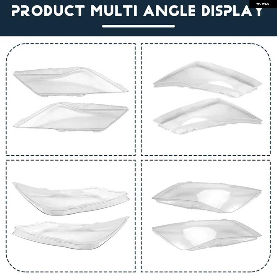 並行輸入品SEAT LEON 2013-2018 車用 ヘッドランプ カバー レンズ ヘッドライト シェル プレキシガラス ランプシェード ク リアランプ シェード SEAT LEの画像