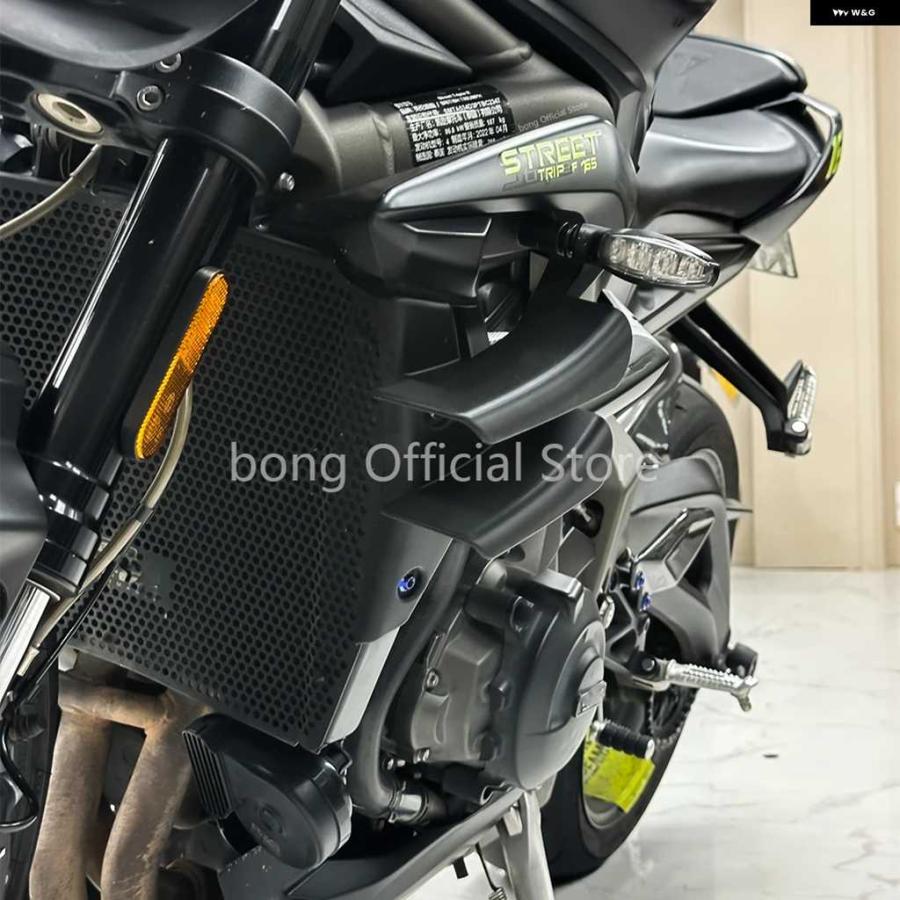 並行輸入品トライアンフ ストリートトリプル 765 R/ S 2020-2022 サイドウイング サイドスポイラー フロントスポイラー フロントスポイラー アンダース_3