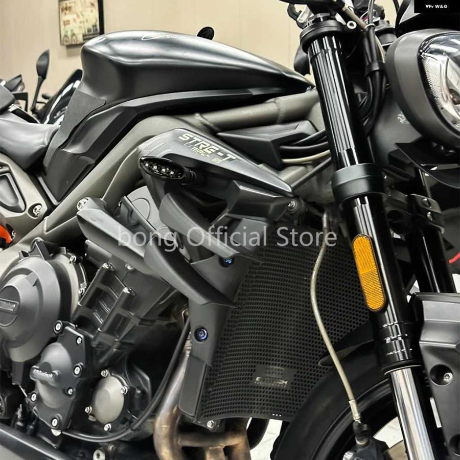 並行輸入品トライアンフ ストリートトリプル 765 R/ S 2020-2022 サイドウイング サイドスポイラー フロントスポイラー フロントスポイラー アンダース_4