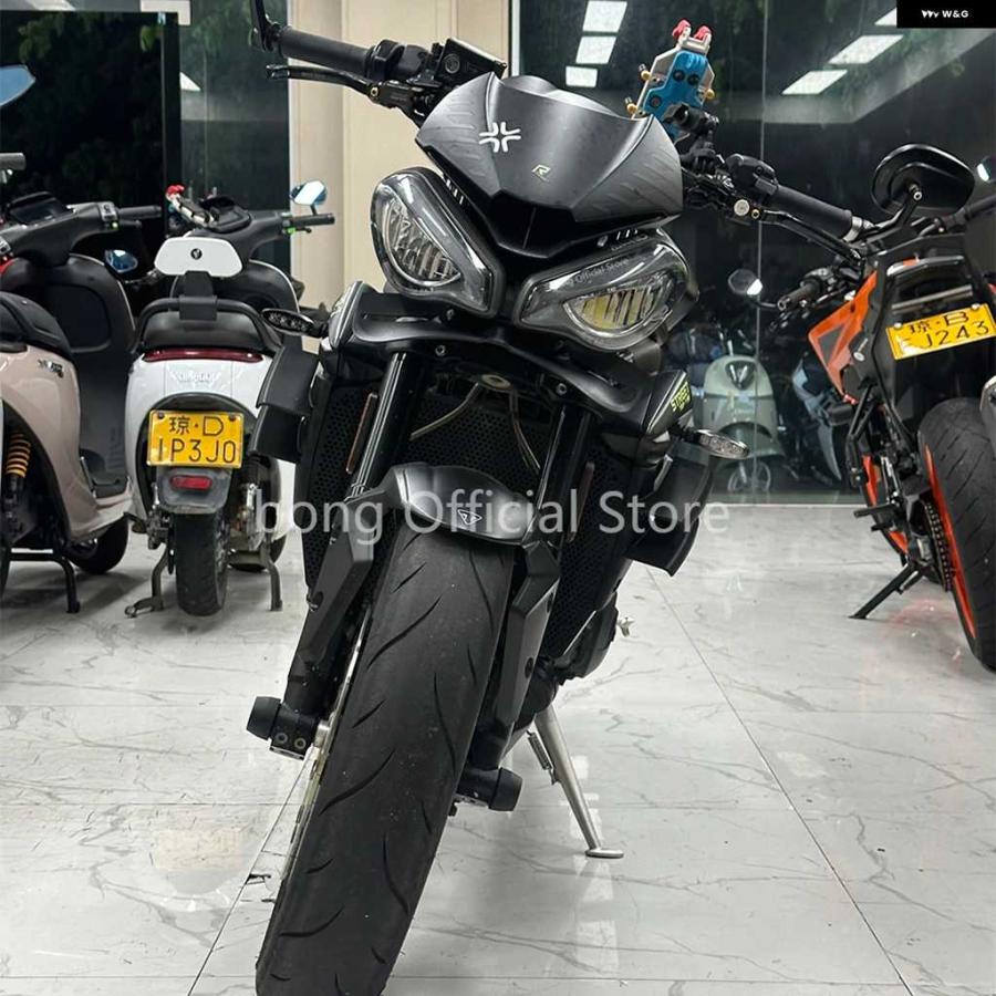 並行輸入品トライアンフ ストリートトリプル 765 R/ S 2020-2022 サイドウイング サイドスポイラー フロントスポイラー フロントスポイラー アンダース_6